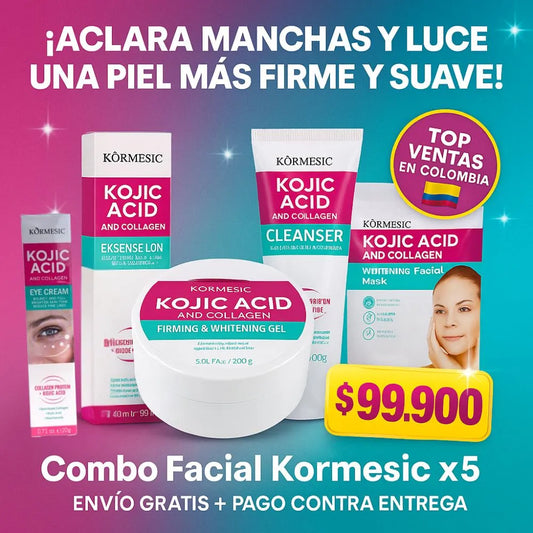 KIT FACIAL ACLARANTE PRO x5 – KORMESIC Skincare Coreano