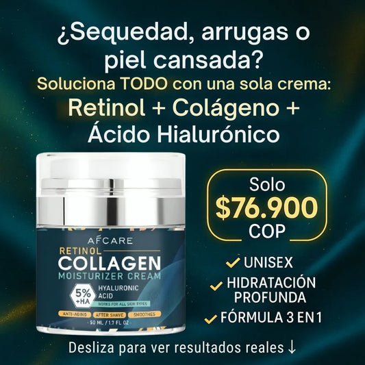 AFCARE BioLift Cream Poder regenerador con Retinol, Colágeno y Ácido Hialurónico.